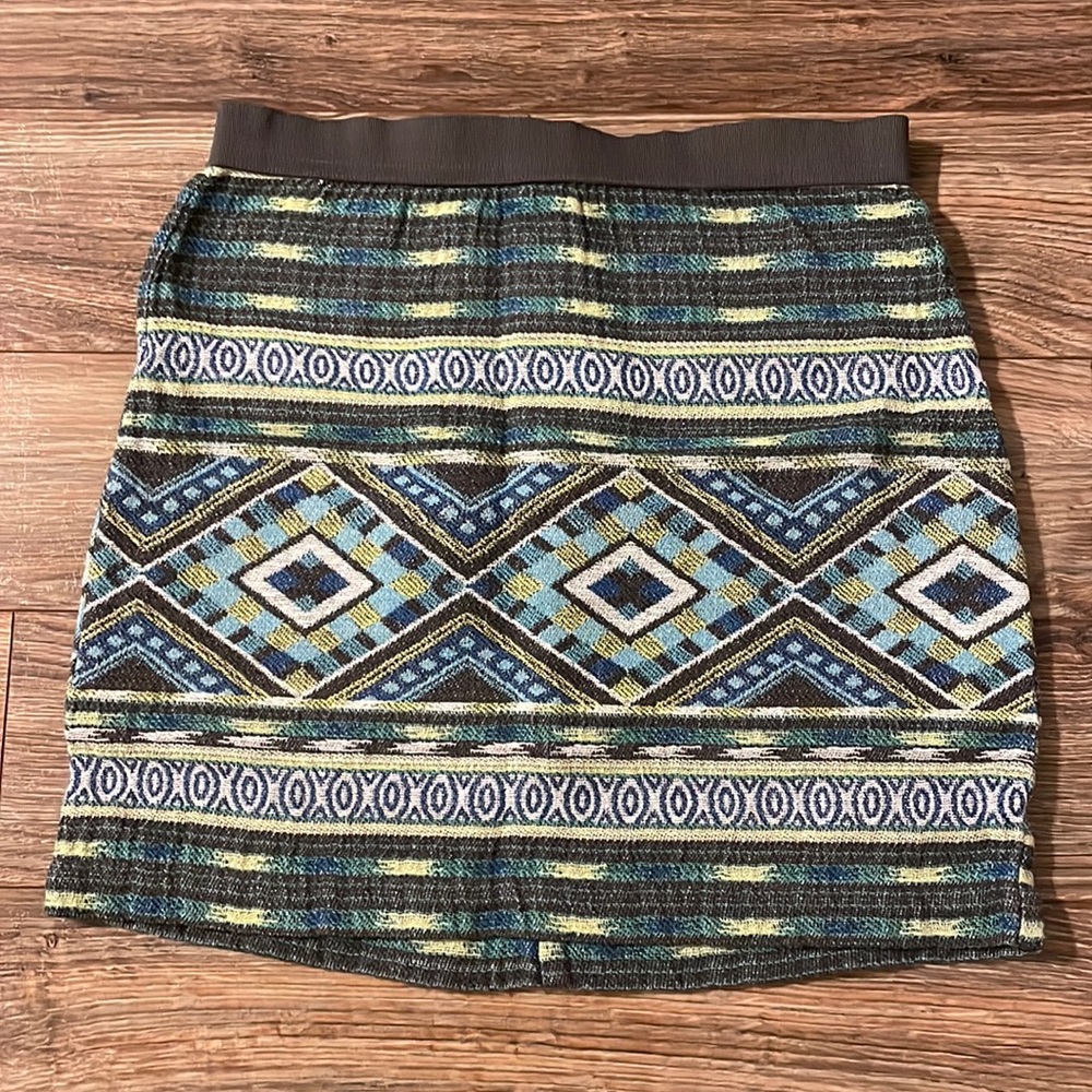 American Eagle Blue Green Straight Skirt size 0